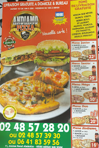 Pizza Etoile à Mehun-sur-Yèvre menu