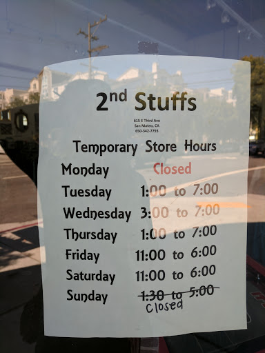 Vintage Clothing Store «2nd Stuffs», reviews and photos, 615 E 3rd Ave, San Mateo, CA 94401, USA