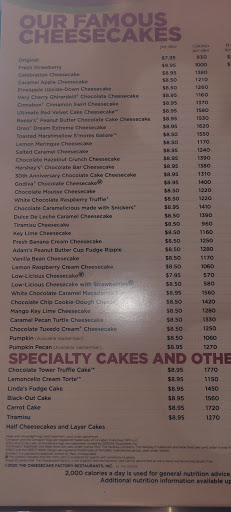 Restaurant «The Cheesecake Factory», reviews and photos, 1700 Willowbrook Blvd, Wayne, NJ 07470, USA