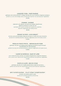Menu / carte de Julius Restaurante Wine Bar à Quarteira