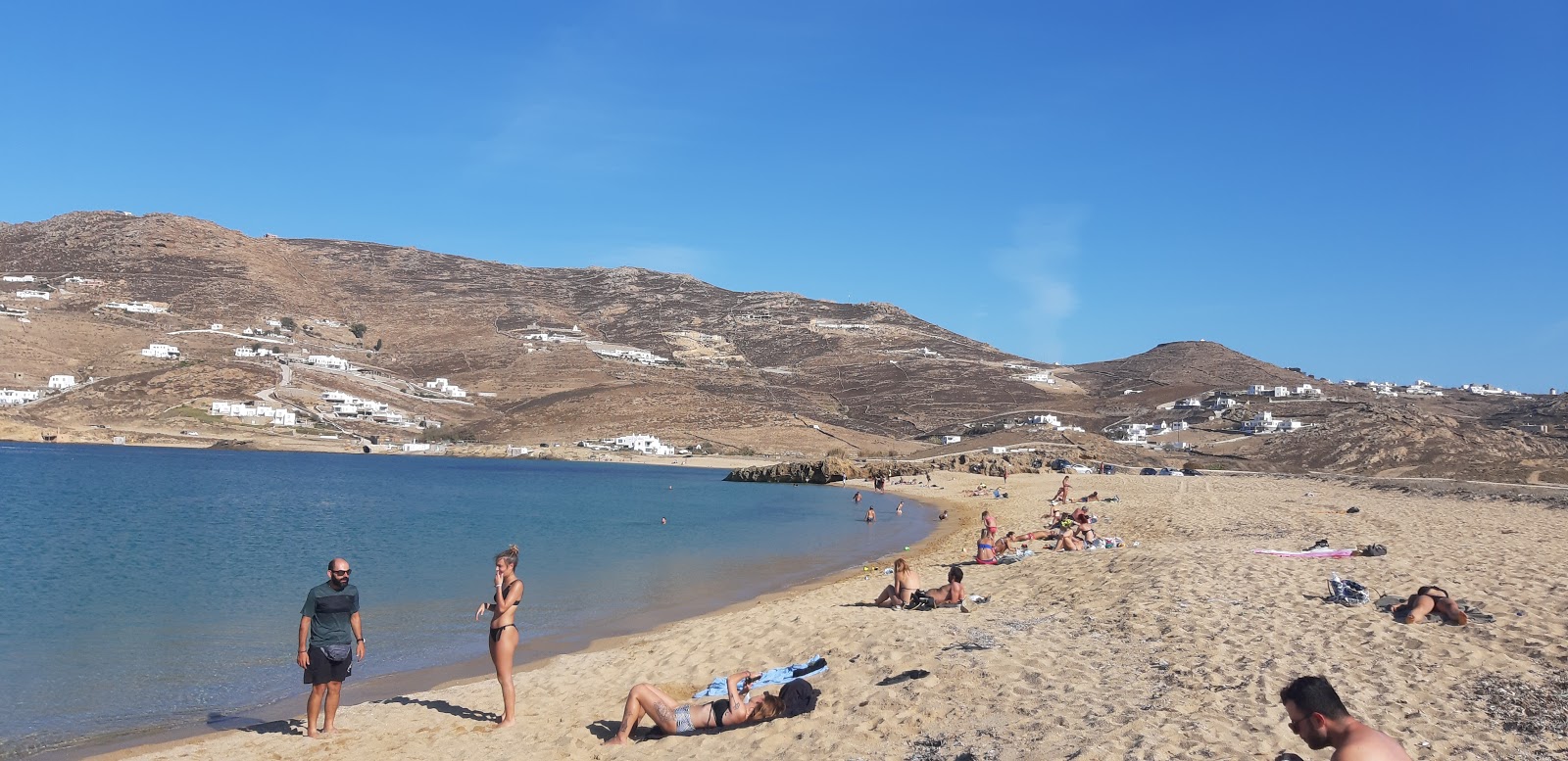 Foto di Ftelia beach e l'insediamento