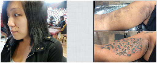 Explore butterfly name tattoo ideas, creative tattoo ideas in Jackson, available at Tattoos by SilvaStar