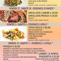 Menu du Castello à Alice Castello