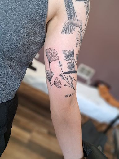 Explore womens chest tattoo ideas, creative tattoo ideas in Idaho Falls, available at La Belladonna Tattoo Parlor