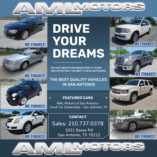 AML Motors, 1021 Basse Rd, San Antonio, TX 78212, USA, 