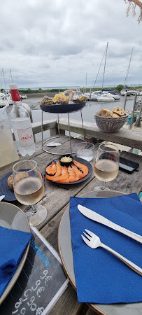 Plats et boissons du Restaurant de fruits de mer LA PERLE D'ARGENT. Huitres Nicolas Mercier Dégustation à Andernos-les-Bains - n°17
