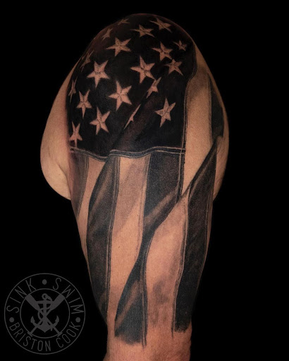 Explore letter e tattoo ideas, creative tattoo ideas in Marietta, available at Sink or Swim Studio and Gallery