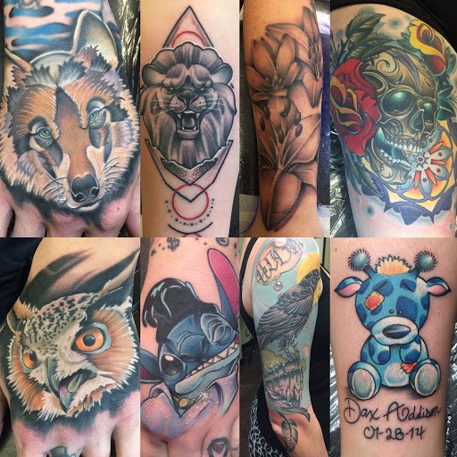 Explore clock hand tattoo ideas, creative tattoo ideas in Clearfield, available at Platypus Tattoo Co.