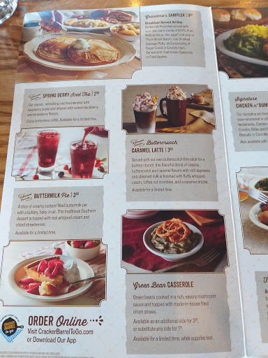 American Restaurant «Cracker Barrel Old Country Store», reviews and photos, 1824 W Lucas St, Florence, SC 29501, USA