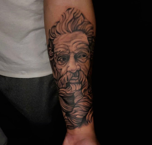 Explore dnd tattoo ideas, creative tattoo ideas in Charlotte, available at Canvas Tattoo & Art Gallery