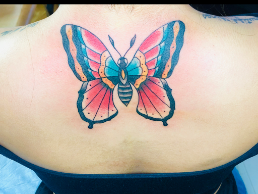 Explore dog tattoo ideas for men, creative tattoo ideas in Keyport, available at Taboo Tattoos