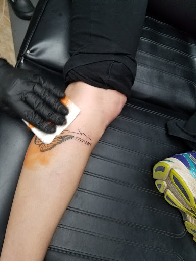 Explore m&m tattoo ideas, creative tattoo ideas in Saint Paul, available at Skin City Ink