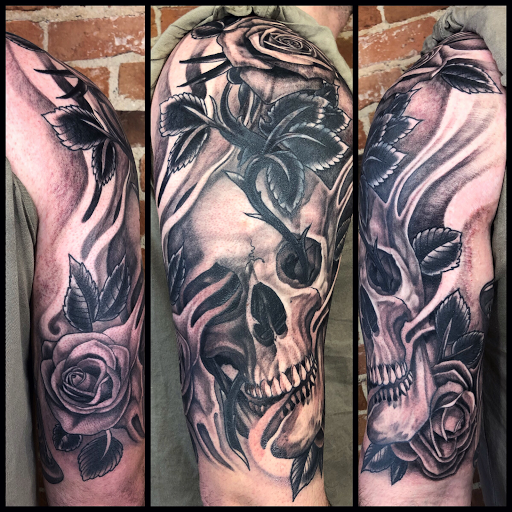 Explore minion tattoo ideas, creative tattoo ideas in Buffalo, available at The Tilted Rose Tattoo