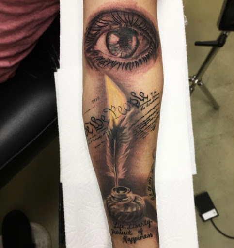 Explore cover up tattoo ideas for guys, creative tattoo ideas in San Diego, available at Ink Mindset Studios