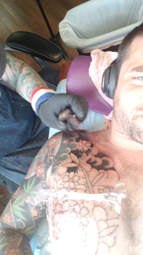 Explore butterfly arm tattoo ideas, creative tattoo ideas in Shreveport, available at Red Handed Tattoo