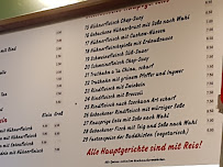 Carte du Asia-Imbiss à Kiel