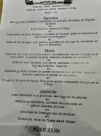 La consigne à Sète menu