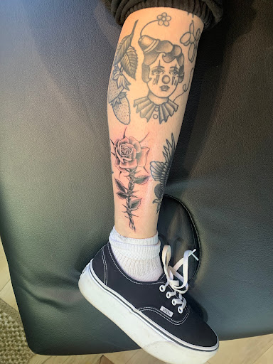 Explore viking ship tattoo ideas, creative tattoo ideas in Austin, available at Golden Dragon Studios