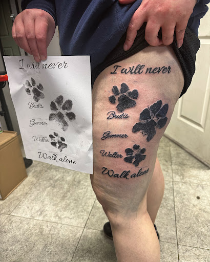 Explore armband tattoo ideas for men, creative tattoo ideas in Hudson Falls, available at ALTERED ADDICTION TATTOOS