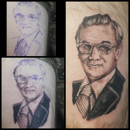 Explore 777 tattoo ideas, creative tattoo ideas in Vinton, available at Cherry Bomb Tattoo and piercing