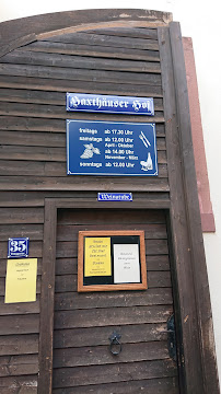 Menu / carte de Haxthäuser Hof Weinausschank à Nierstein