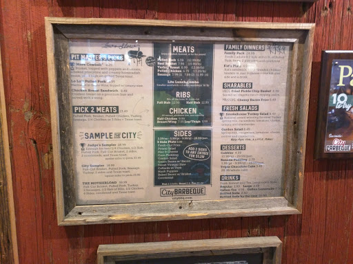 Barbecue Restaurant «City Barbeque», reviews and photos, 1305 Kildaire Farm Rd, Cary, NC 27511, USA