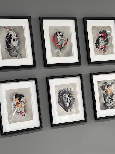 Explore rose sleeve tattoo ideas, creative tattoo ideas in Southfield, available at Enki Tattoo