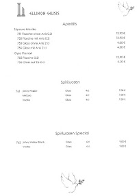 Restaurant grec Ellinon Geusis à Kornwestheim (le menu)