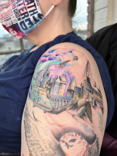 Explore cool sister tattoo ideas, creative tattoo ideas in Portland, available at Midnight Tattoo