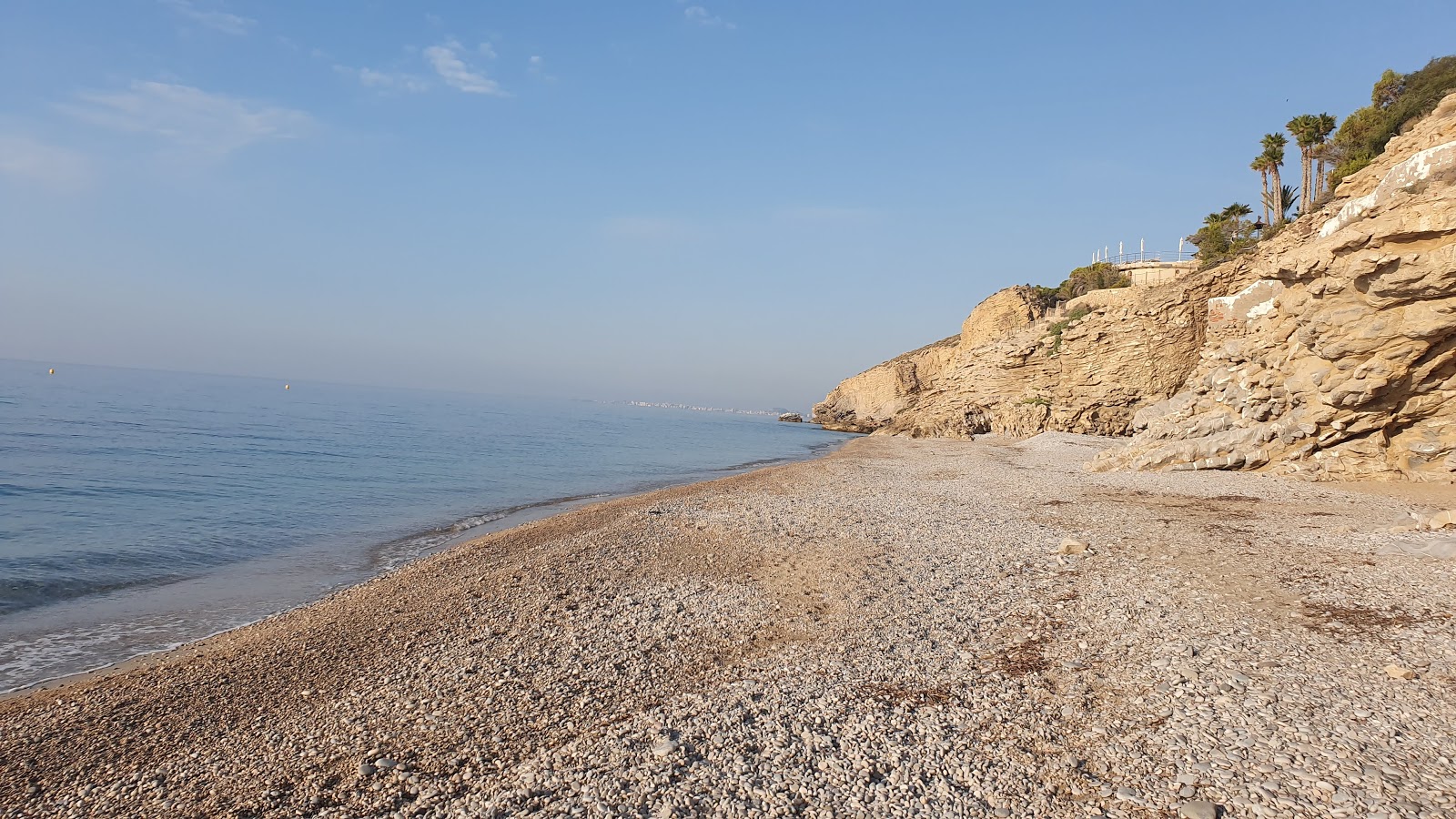 Photo of Playa la Caleta and the settlement