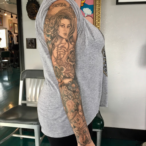 Explore grandkids tattoos ideas, creative tattoo ideas in Reno, available at Aces Tattoo