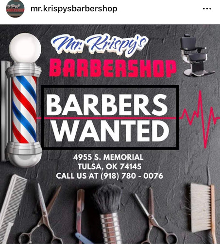 Barber Shop «Mr Krispy Barbershop», reviews and photos, 4955 S Memorial Dr, Tulsa, OK 74145, USA