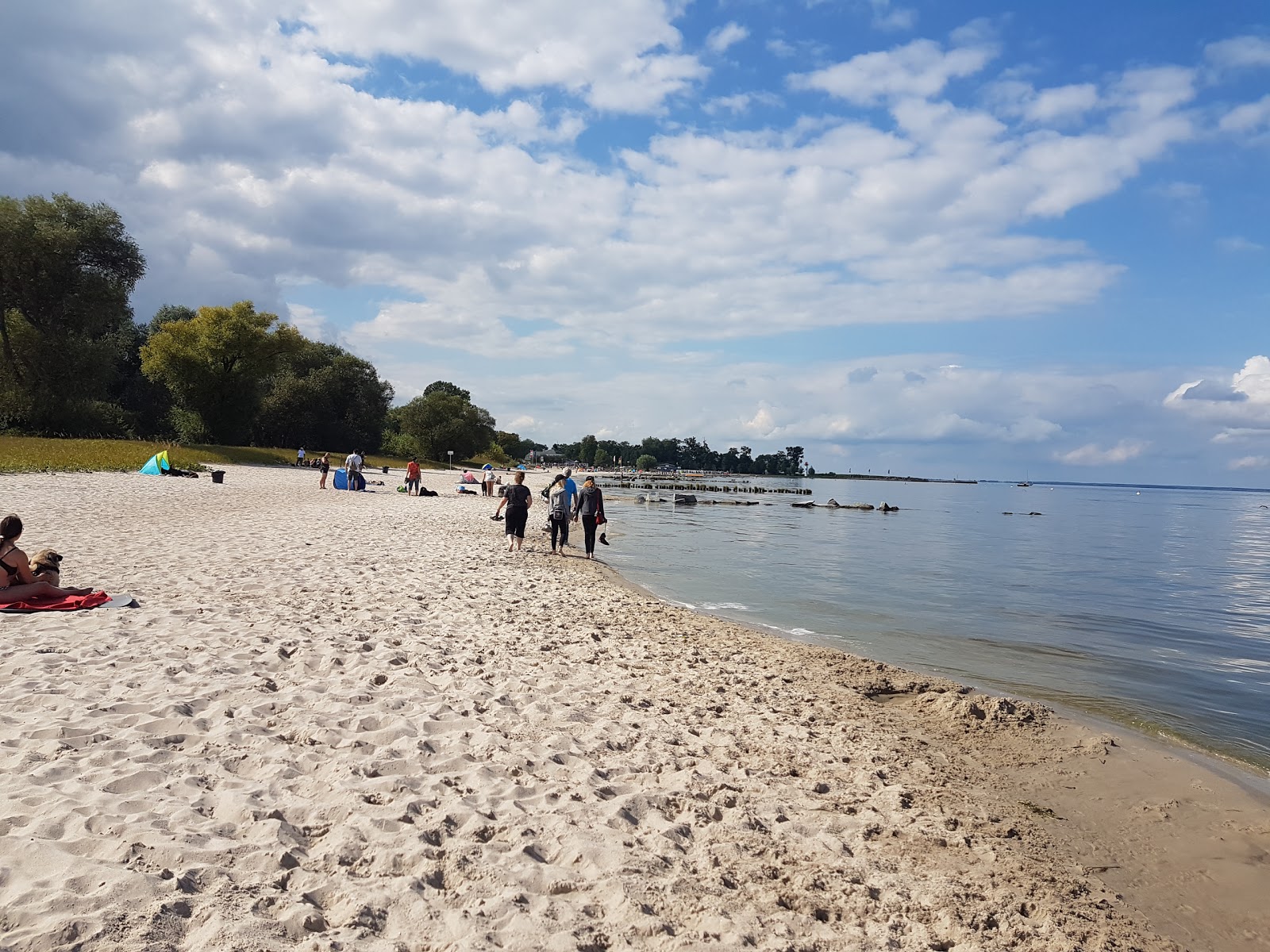 Foto van Ueckermünde Strand met turquoise puur water oppervlakte