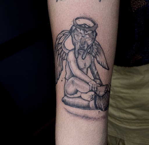 Explore biblical tattoo ideas for men, creative tattoo ideas in Southampton, available at Le Uke Tattoo Studio