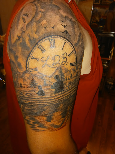 Explore grandparents tattoos ideas, creative tattoo ideas in Bloomington, available at Smokin Aces Tattoo Company