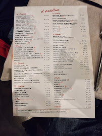 Menu du Il Padellino à Turin