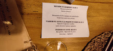 Le Criquet à Arles menu