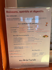 Restaurant végétarien Le Grenier de Notre Dame à Paris (le menu)