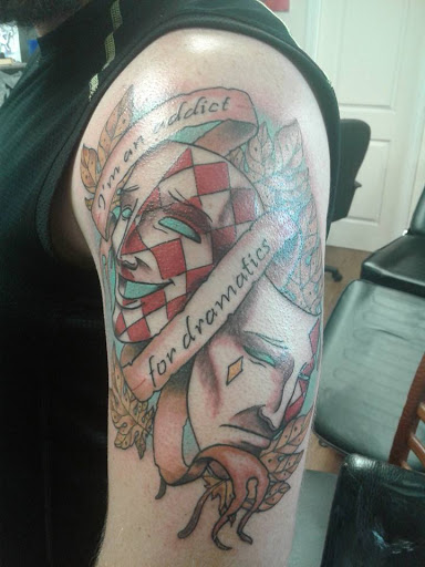 Explore nautical star tattoo ideas, creative tattoo ideas in Bloomington, available at Crimson Breed Tattoo Studio