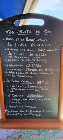 Chez Nounoute à Fécamp menu