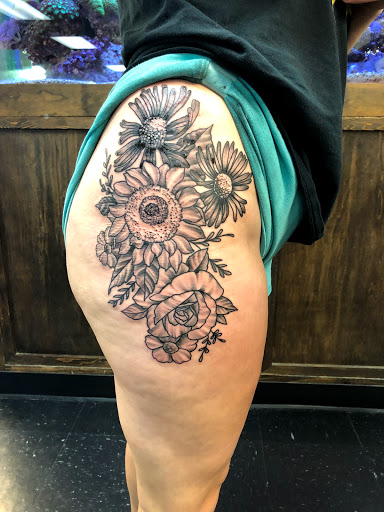 Explore semi truck tattoo ideas, creative tattoo ideas in Kennewick, available at Gravity Tattoo