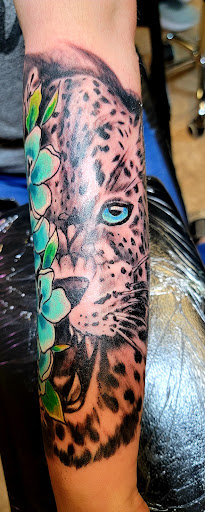 Explore new jersey tattoo ideas, creative tattoo ideas in Onalaska, available at Rock Bottom Tattoo Studio