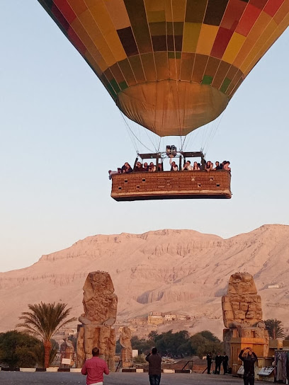 Hot air balloon Luxor Take Off Site