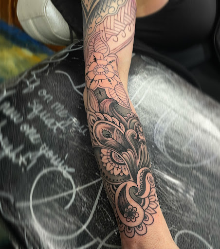 Explore pug tattoo ideas, creative tattoo ideas in Bowling Green, available at 31 Ink Tattoo Parlor