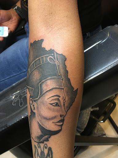 Explore anubis tattoo ideas, creative tattoo ideas in Cranford, available at Inklightened Tattoo & Piercing