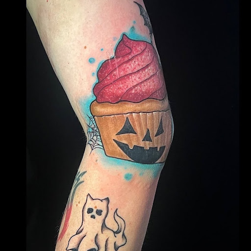 Explore tiger shark tattoo ideas, creative tattoo ideas in Saint Paul, available at Black Coffin Tattoo