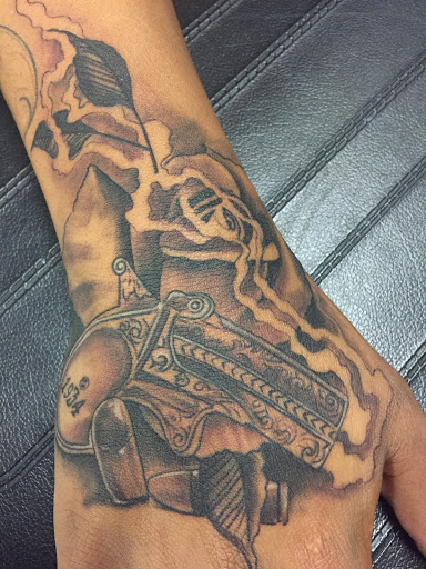 Explore fishing tattoo ideas for females, creative tattoo ideas in Savannah, available at Tatlyfe Studios