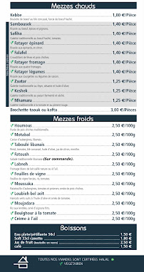 Menu / carte de Chez Loulou à Massy