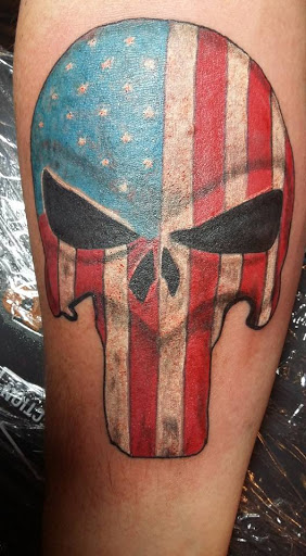 Explore violet tattoo ideas, creative tattoo ideas in Turner, available at Heathen Ink