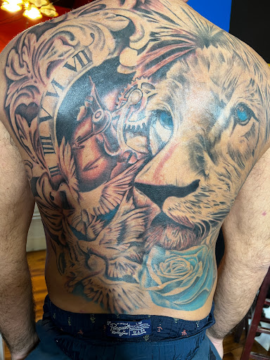 Explore half sleeve memorial tattoo ideas, creative tattoo ideas in Indianapolis, available at A-1 Art Tattoos LLC